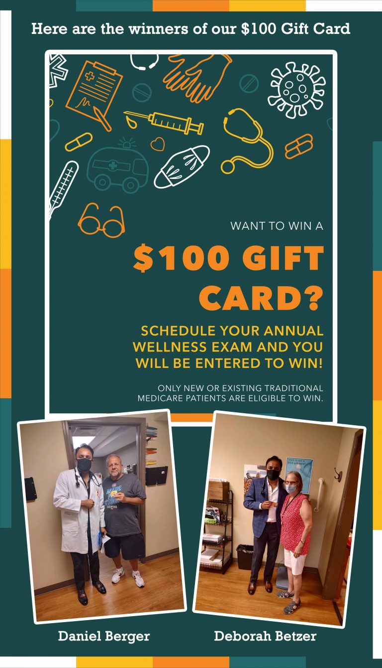 Here are the winners of our 100 Gift Card